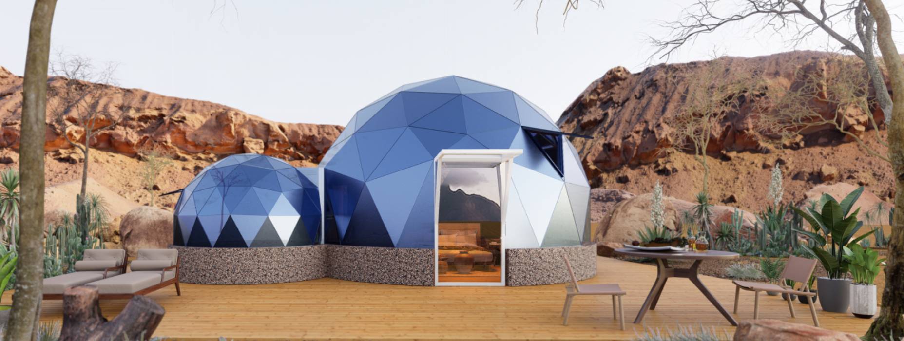 如东县球形智能光伏玻璃星空房